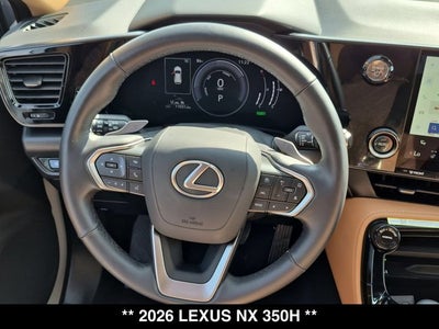 2026 Lexus NX 350h NX 350h