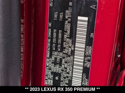 2023 Lexus RX 350 RX 350 Premium