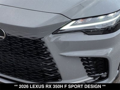 2026 Lexus RX 350h RX 350h F SPORT Design