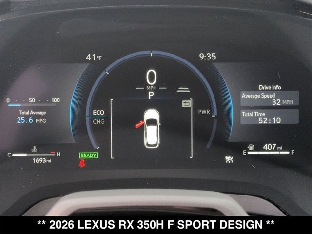 2026 Lexus RX 350h RX 350h F SPORT Design