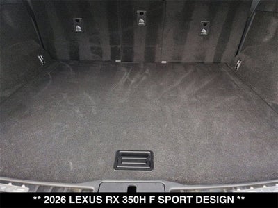 2026 Lexus RX 350h RX 350h F SPORT Design