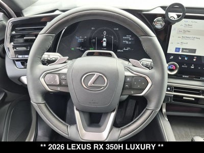 2026 Lexus RX 350h RX 350h Luxury