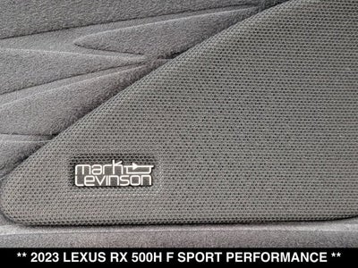 2023 Lexus RX 500h RX 500h F SPORT Performance