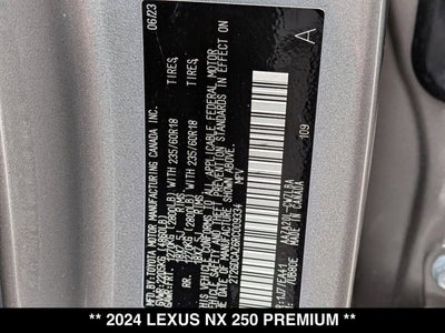 2024 Lexus NX 250 NX 250 Premium