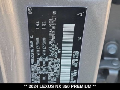 2024 Lexus NX 350 NX 350 Premium