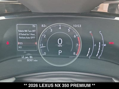 2026 Lexus NX 350 NX 350 Premium