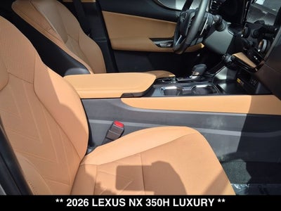 2026 Lexus NX 350h NX 350h Luxury