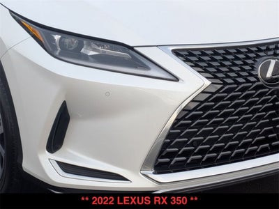 2022 Lexus RX 350 RX 350