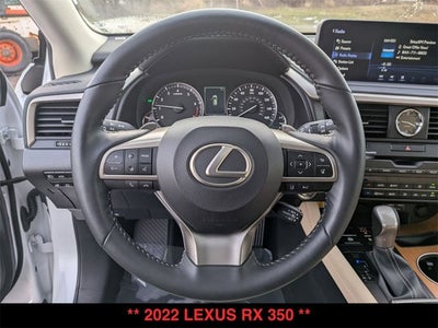 2022 Lexus RX 350 RX 350