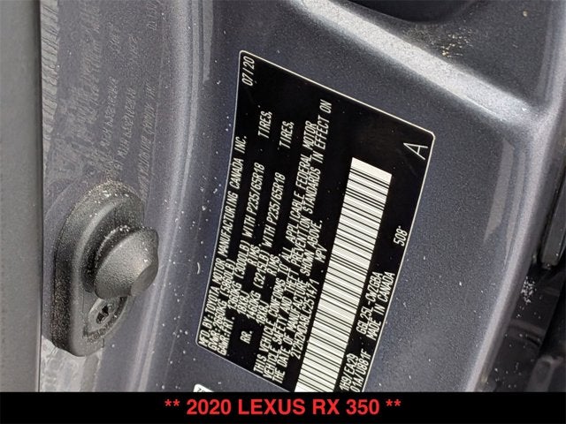 2020 Lexus RX 350 RX 350