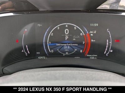2024 Lexus NX 350 NX 350 F SPORT Handling