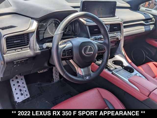 2022 Lexus RX 350 RX 350 F SPORT Appearance