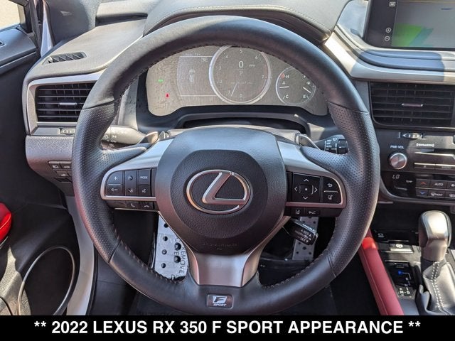 2022 Lexus RX 350 RX 350 F SPORT Appearance