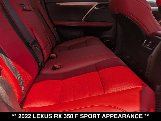 2022 Lexus RX 350 RX 350 F SPORT Appearance