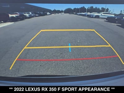 2022 Lexus RX 350 RX 350 F SPORT Appearance