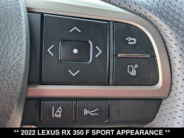 2022 Lexus RX 350 RX 350 F SPORT Appearance