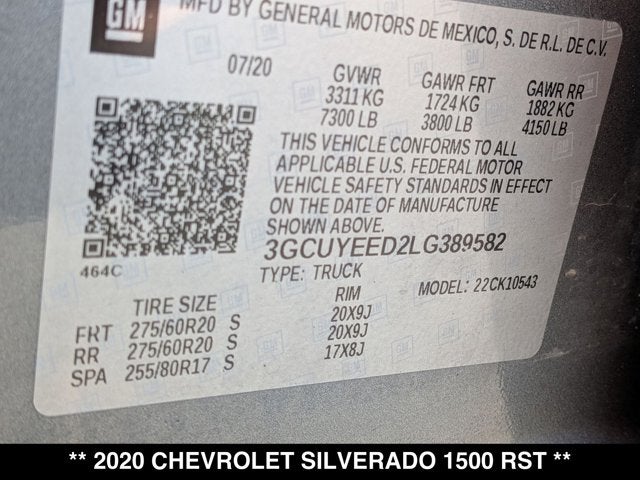 2020 Chevrolet Silverado 1500 RST