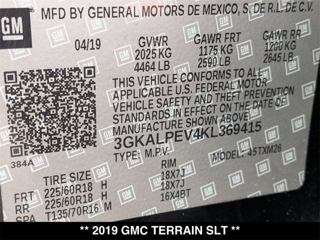 2019 GMC Terrain SLT