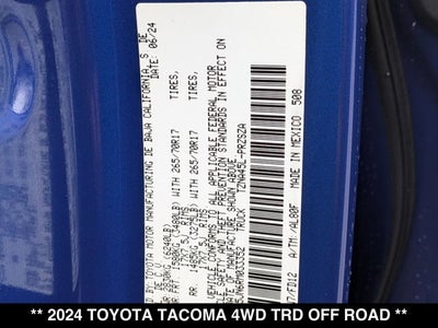 2024 Toyota Tacoma TRD Off Road