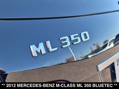 2012 Mercedes-Benz ML 350 ML 350 BlueTEC