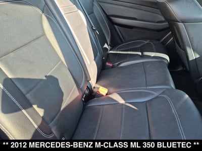 2012 Mercedes-Benz ML 350 ML 350 BlueTEC