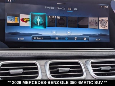 2026 Mercedes-Benz GLE GLE 350 4MATIC® SUV