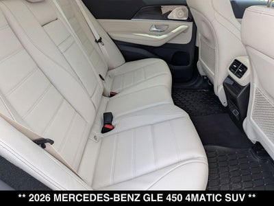 2026 Mercedes-Benz GLE GLE 450 4MATIC® SUV