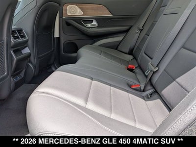2026 Mercedes-Benz GLE 450 GLE 450 4MATIC® SUV