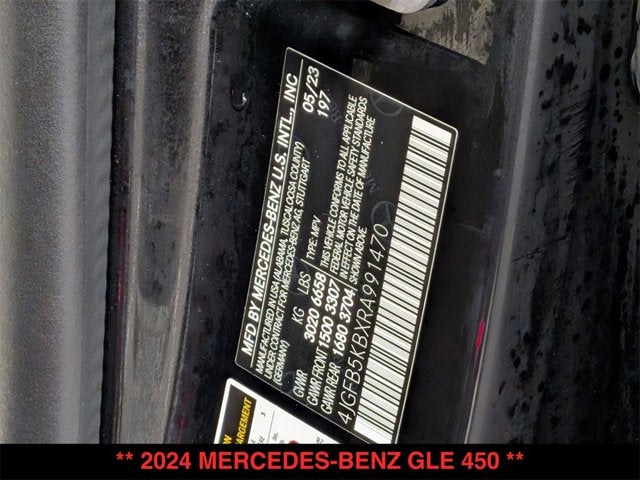 2024 Mercedes-Benz GLE 450 GLE 450