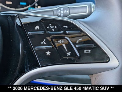 2026 Mercedes-Benz GLE GLE 450 4MATIC® SUV