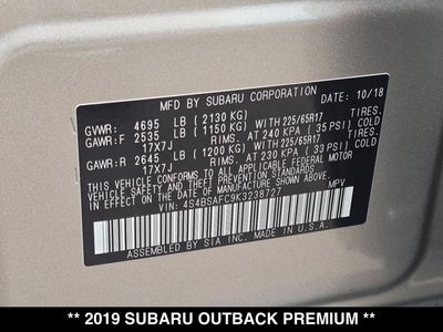 2019 Subaru Outback Premium