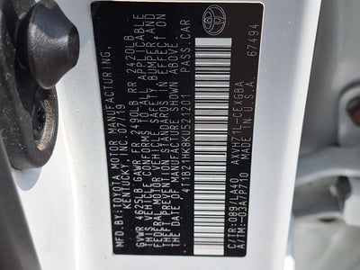 2019 Toyota Camry Hybrid XLE