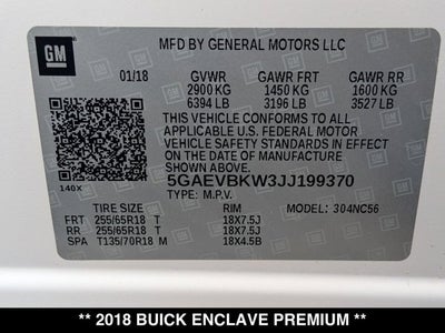 2018 Buick Enclave Premium