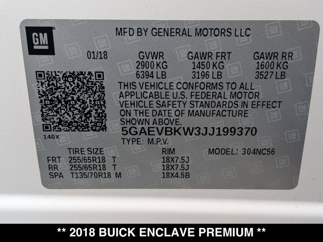 2018 Buick Enclave Premium
