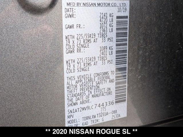 2020 Nissan Rogue SL