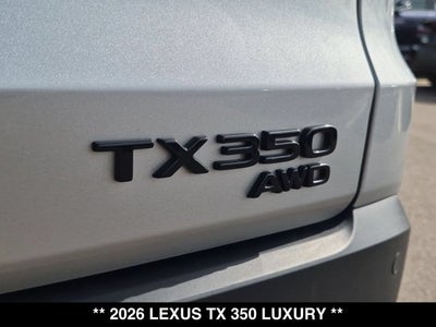 2026 Lexus TX 350 TX 350 Luxury