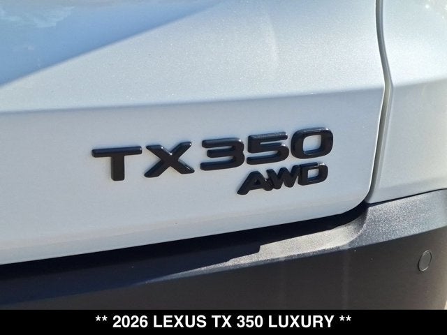2026 Lexus TX 350 TX 350 Luxury
