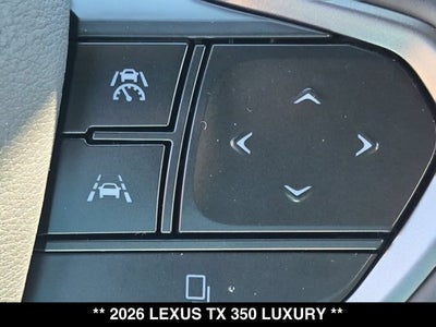 2026 Lexus TX 350 TX 350 Luxury