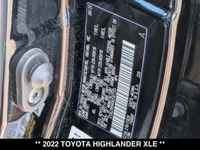 2022 Toyota Highlander XLE