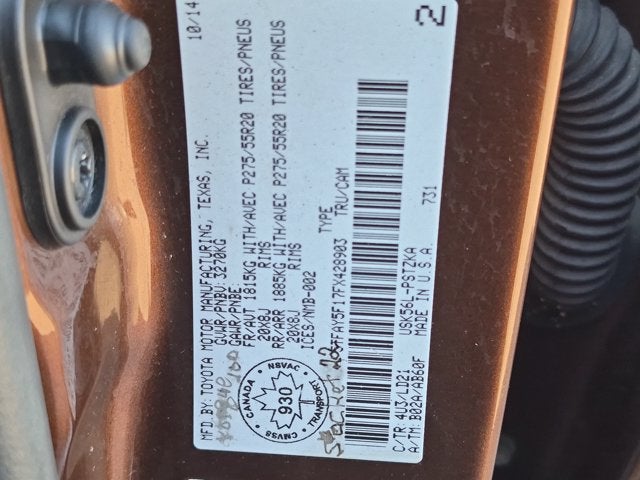 2015 Toyota Tundra Platinum