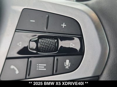 2025 BMW X5 xDrive40i