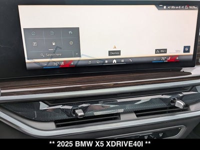 2025 BMW X5 xDrive40i
