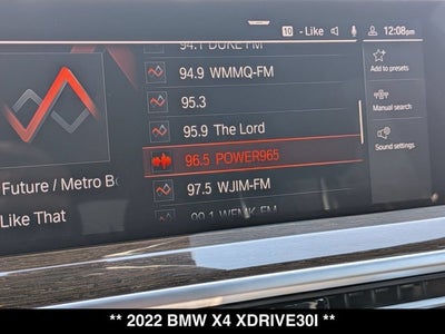 2022 BMW X4 xDrive30i