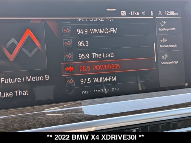 2022 BMW X4 xDrive30i