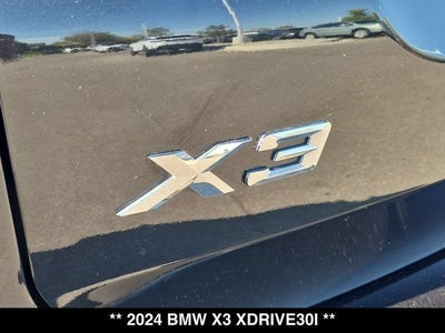 2024 BMW X3 xDrive30i