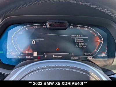 2022 BMW X5 xDrive40i