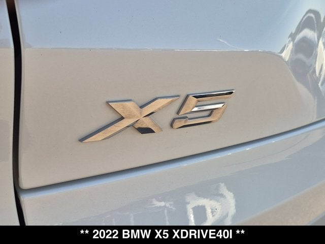 2022 BMW X5 xDrive40i