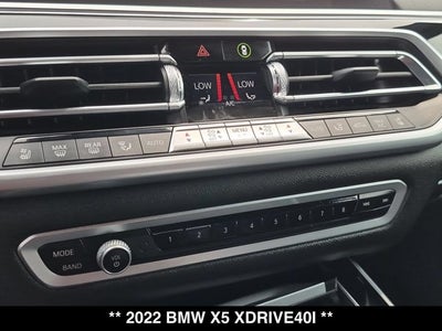 2022 BMW X5 xDrive40i