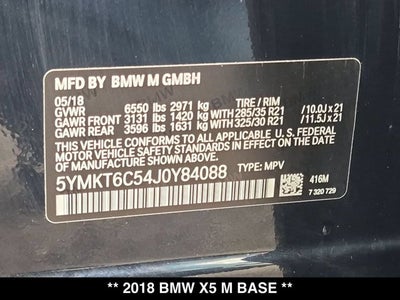 2018 BMW X5 M Base