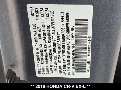 2018 Honda CR-V EX-L